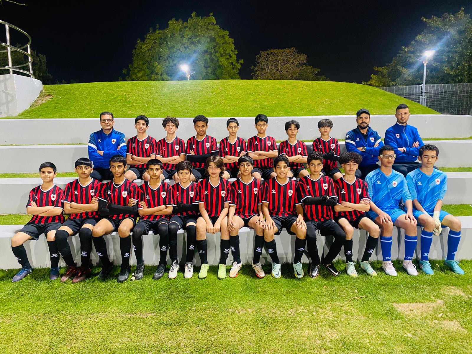 Team photo with coaching staff